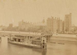Lambeth Palace og brygge av English Photographer