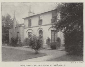 Lawn Bank, Keatss House i Hampstead av English Photographer