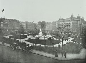 Leicester Square, Westminster LB: ser mot nordøst, 1896 av English Photographer