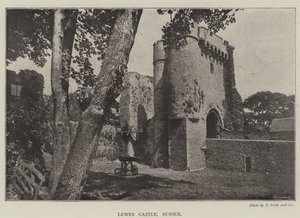 Lewes Castle, Sussex av English Photographer
