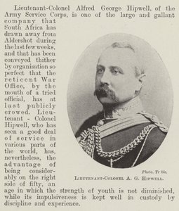 Oberstløytnant A G Hipwell av English Photographer