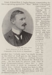 Oberstløytnant E J E Swayne, sjef for styrkene i Somaliland av English Photographer