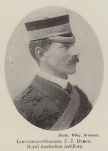 Oberstløytnant J J Byron, Royal Australian Artillery av English Photographer
