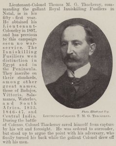 Oberstløytnant T M G Thackeray av English Photographer