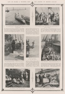 Livet om bord på et treningsskip, tilblivelsen av britiske sjømenn av English Photographer