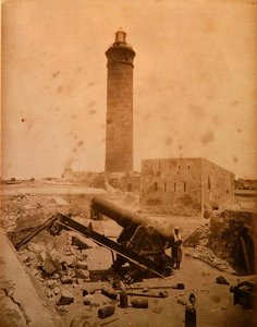 Fyrfortet etter bombardementet av Alexandria av English Photographer