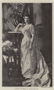 Lilian, hertuginne av Marlborough av English Photographer