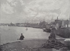Limerick, brygger og katedral av English Photographer