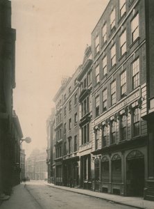 Lombard Street, London; fotografi; datert juni 1885 av English Photographer