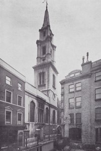 London City Churches: St Vedast (s/hvitt bilde) av English Photographer