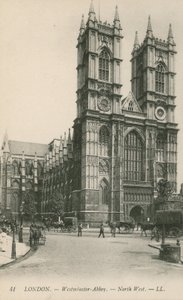 London, Westminster Abbey, Nordvest av English Photographer