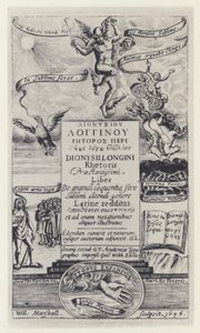 Longinus, GT for G Webb, Oxford 1636 (s/hvitt-bilde) av English Photographer
