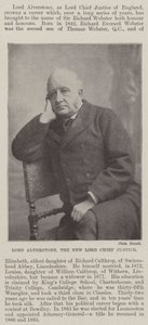 Lord Alverstone, den nye Lord Chief Justice av English Photographer