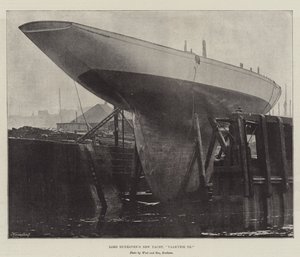 Lord Dunravens New Yacht, Valkyrie III av English Photographer