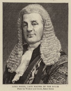 Lord Esher, avdøde mester i rullene av English Photographer