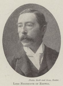 Lord Northcote fra Exeter av English Photographer