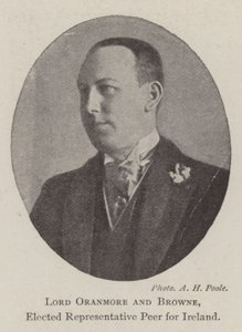 Lord Oranmore og Browne, valgt representant Peer for Irland av English Photographer