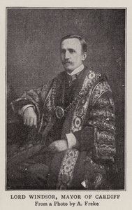Lord Windsor, borgermester i Cardiff av English Photographer