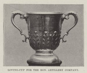 Loving-Cup for det ærede artillerikompani av English Photographer