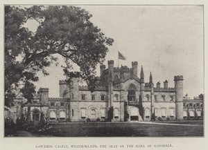 Lowther Castle, Westmorland, setet til jarlen av Lonsdale av English Photographer
