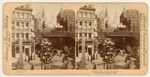 Ludgate Hill, stereoskopisk utsikt av English Photographer