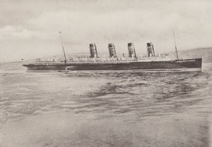 MSS "Mauretania" (s/hvitt bilde) av English Photographer