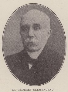 Herr Georges Clemenceau av English Photographer