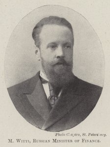 M Witti, russisk finansminister av English Photographer
