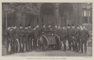 Machine-gun Detachment of the 22nd Middlesex Rifle Volunteers av English Photographer