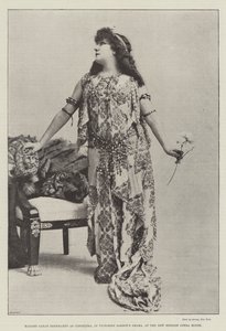 Madame Sarah Bernhardt som Cleopatra, i Victorien Sardous Drama, ved det nye engelske operahuset