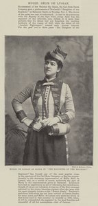 Mademoiselle de Lussan som Maria i Regimentets datter av English Photographer