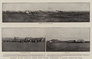 Mafeking, på grensen til Transvaal, som oberst Baden-Powell holder mot boerne av English Photographer