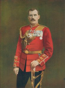 Generalmajor Hector A. MacDonald. Kommanderer den tredje (Highland) Brigade med Lord Methuen av English Photographer