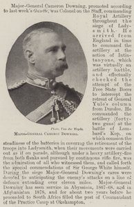 Generalmajor Cameron Downing av English Photographer
