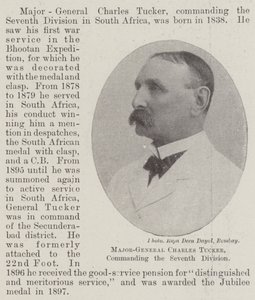 Generalmajor Charles Tucker, kommanderte den syvende divisjonen av English Photographer