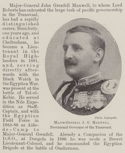 Generalmajor JG Maxwell, provisorisk guvernør i Transvaal av English Photographer