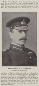 Generalmajor RAP Clements, i kommando ved Magaliesberg av English Photographer