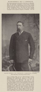 Generalmajor Sir Frederick Carrington, KCMG, ny sjef for styrkene i Sør-Afrika av English Photographer
