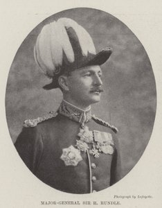 Generalmajor Sir H Rundle av English Photographer