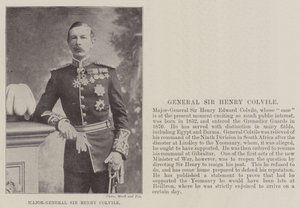 Generalmajor Sir Henry Colvile av English Photographer