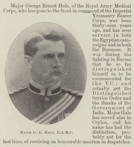 Major GE Hale, RAMC av English Photographer