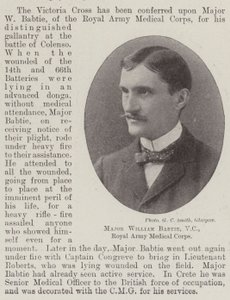 Major William Babtie, VC, Royal Army Medical Corps av English Photographer