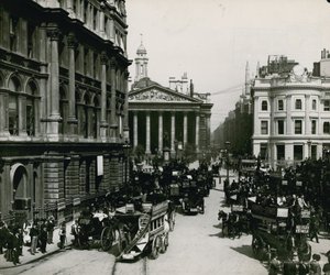 Mansion House Street, London av English Photographer