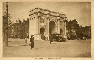 Marble Arch, London (s/hvitt bilde) av English Photographer