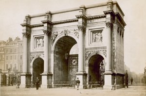 Marble Arch, Oxford Street, London av English Photographer