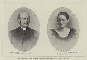 Ekteskap med biskopen av Coventry og frøken Ethel Newton av English Photographer