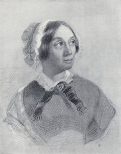 Mary Howitt (s/hvitt bilde) av English Photographer