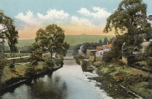 Matlock Bridge, ved elven Derwent av English Photographer