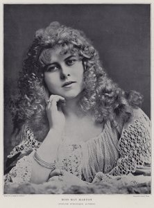 May Marton , engelsk burlesk skuespillerinne