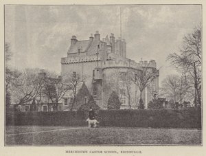 Merchiston Castle School, Edinburgh (gravering) av English Photographer
